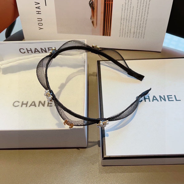 BLACK VOILE FABRIC WITH FLOWER 409382