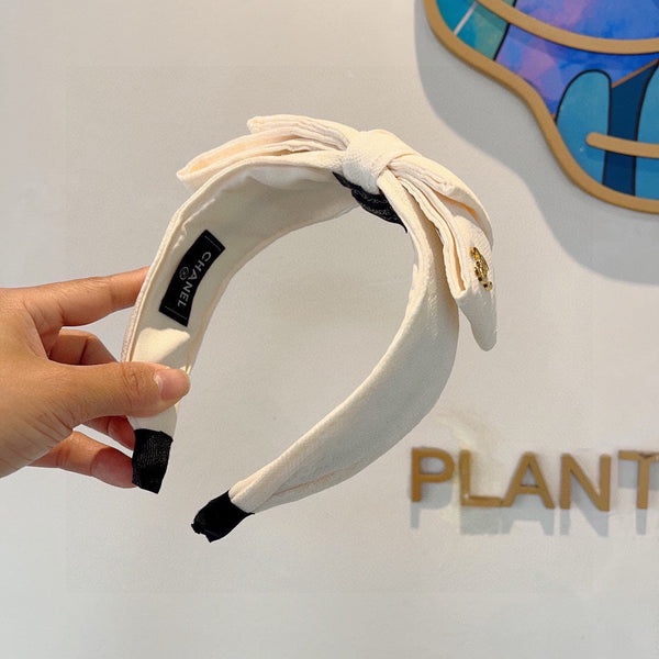 WHITE FABRIC HAIRBAND 418884