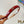 CHERRY RED PATENT LAMBSKIN HAIRBAND 425495