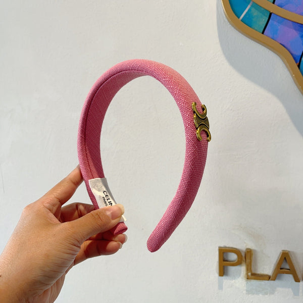 BRIGHT PINK FABRIC HAIRBAND 429342