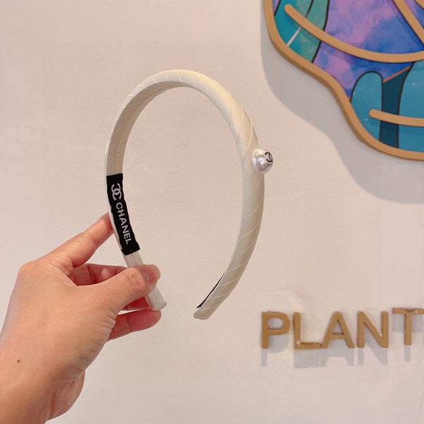 WHITE FABRIC HAIRBAND 432770