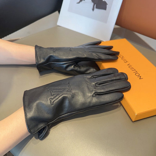 GLOVES IN BLACK LAMBSKIN 432714