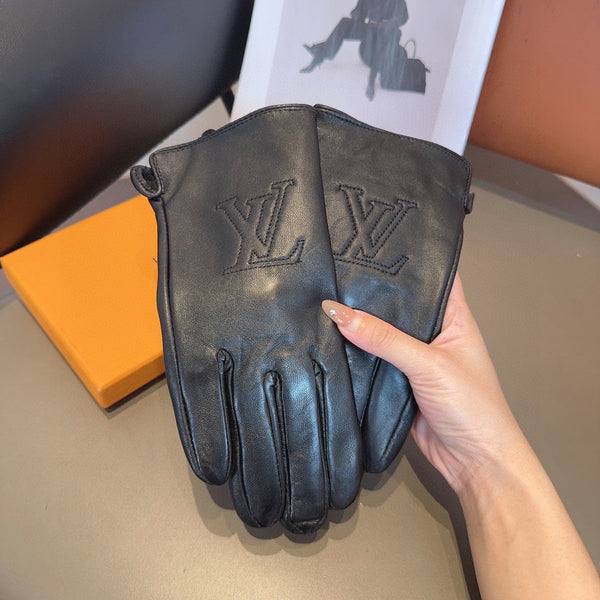 GLOVES IN BLACK LAMBSKIN 432714