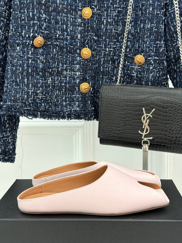 Alaia Slipper Pink Calfskin 293190