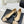 CC 25P Hollow Double C Ballet Flats 15mm Beige Black Raffia 265640