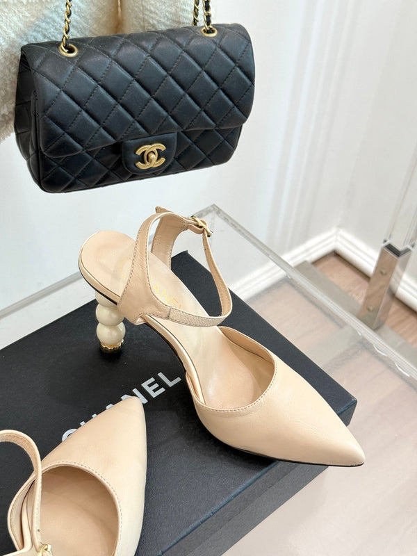 CC 25 Slingback Pink Nude Lambskin 308652