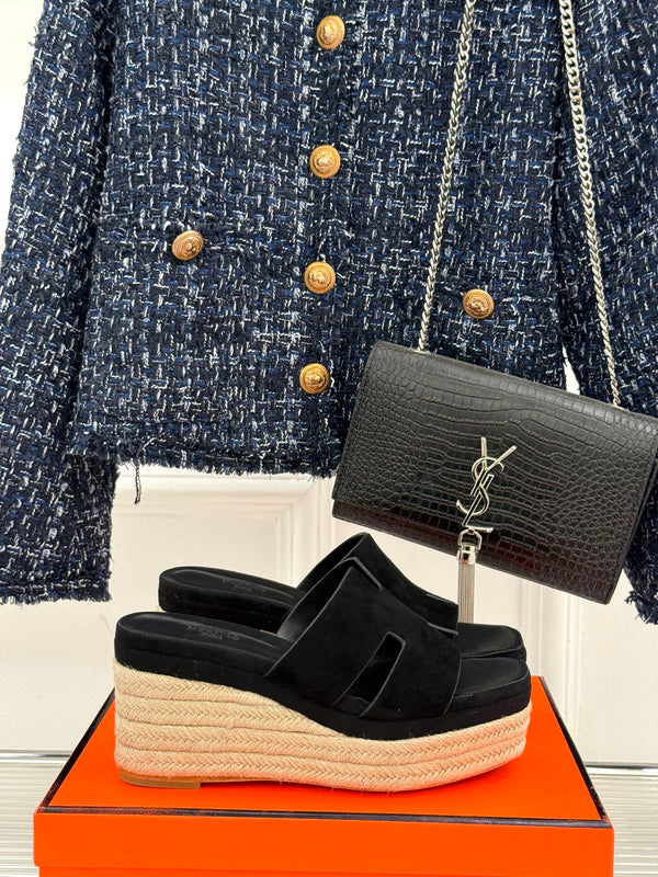 HM Platform Black Lambskin 316414