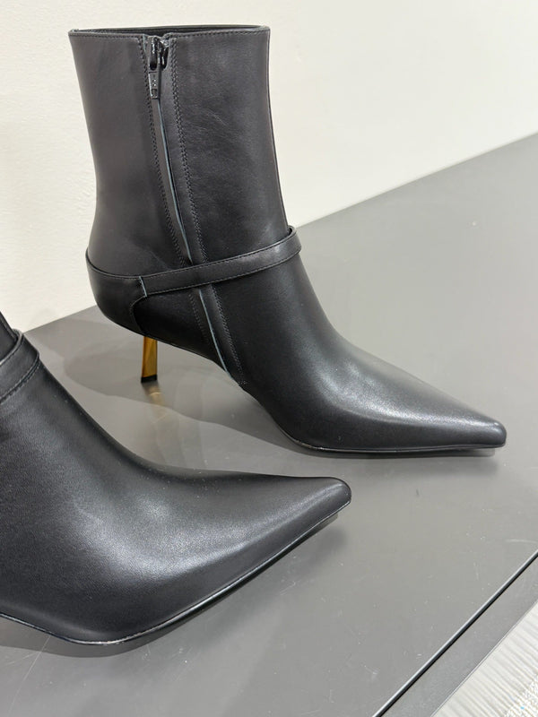 LEE BOOTS IN BLACK SMOOTH CALFSKIN