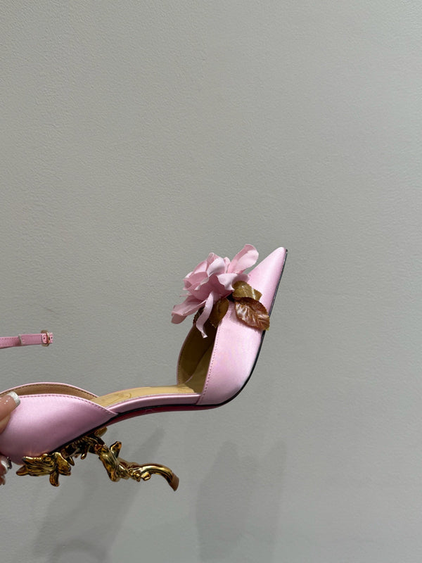 CC 25 Flower Rose Pumps Rosa Seta 337168