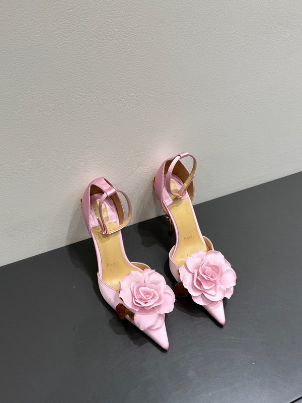 CC 25 Flower Rose Pumps Rosa Seta 337168