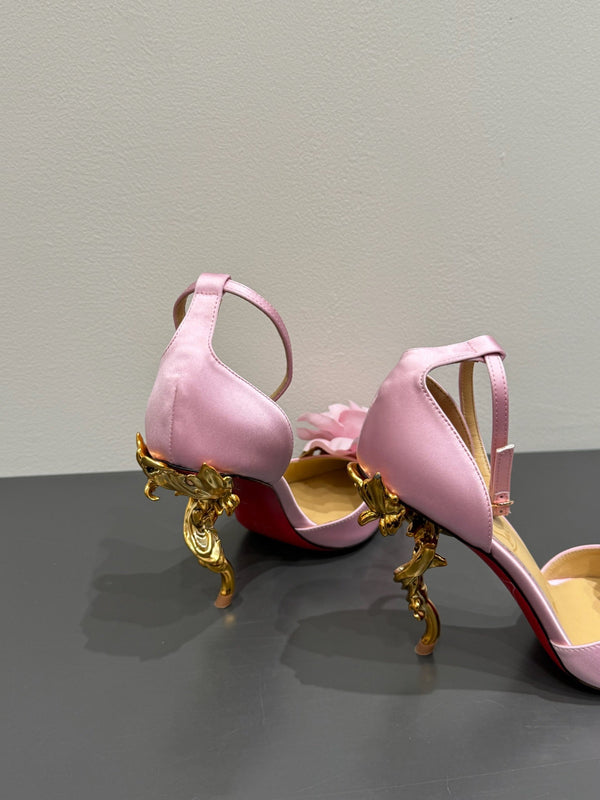 CC 25 Flower Rose Pumps Rosa Seta 337168