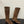CC 25s Long Flat Chain Knight Boots Brown Cow Suede&Sheeepskin 417842