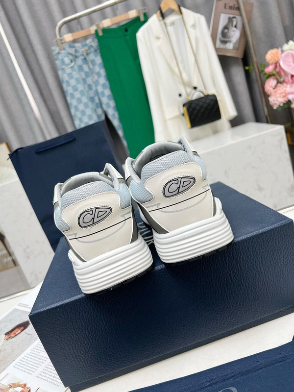 CD B30 SNEAKER GRAY AND CREAM MESH FABRIC