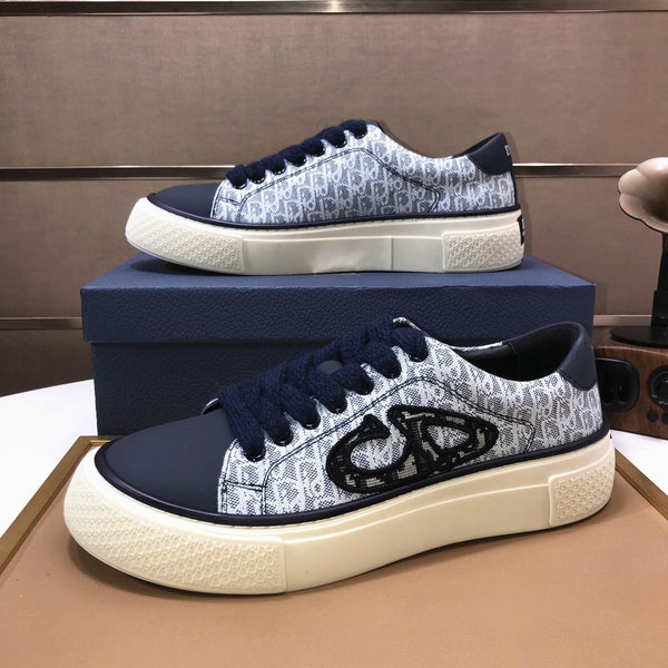 CD B33 SNEAKERS DENIM AND WHITE JACQUARD