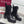 GG Platform Combat Boots Black Cowhide 476792