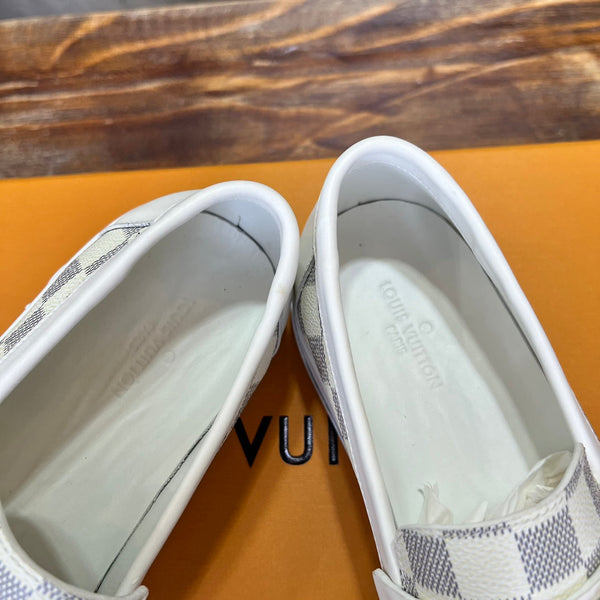 LV LOAFER BEIGE CREAM DAMIER CALFSKIN