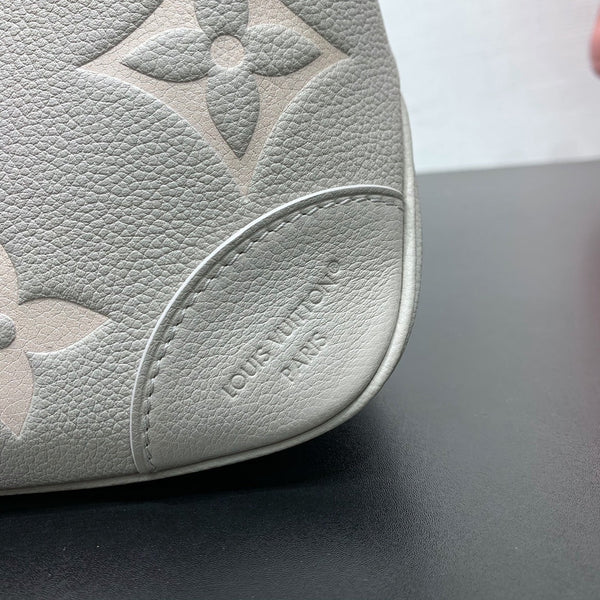 LV Boulogne Brume Gray Monogram Cowhide 205491