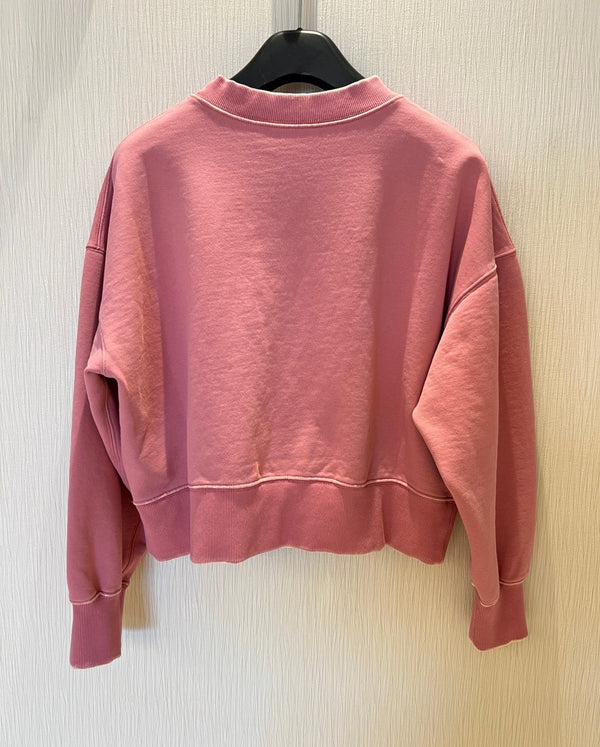 Gucci 2025 Patch Sweatshirt Pink Cotton