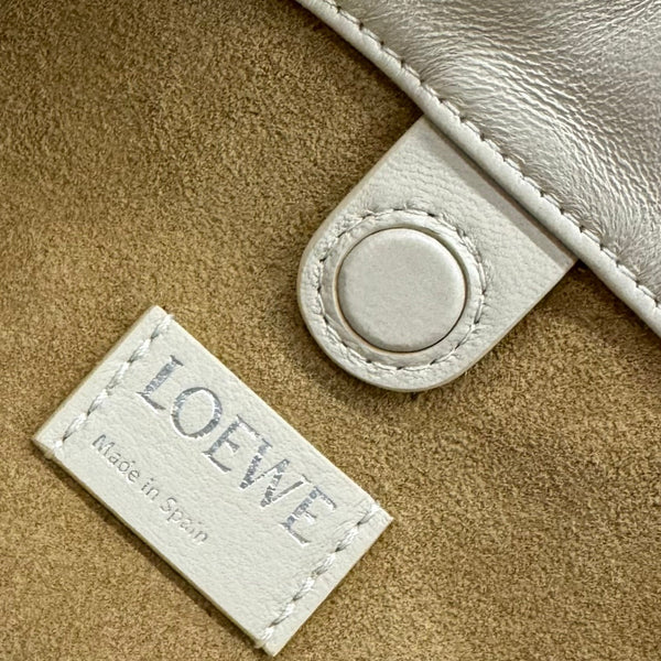 Loewe Flamenco Purse 23 White Lambskin Shw