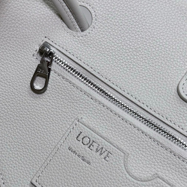 Loewe Madrid Bag 33cm White Grain Cowhide