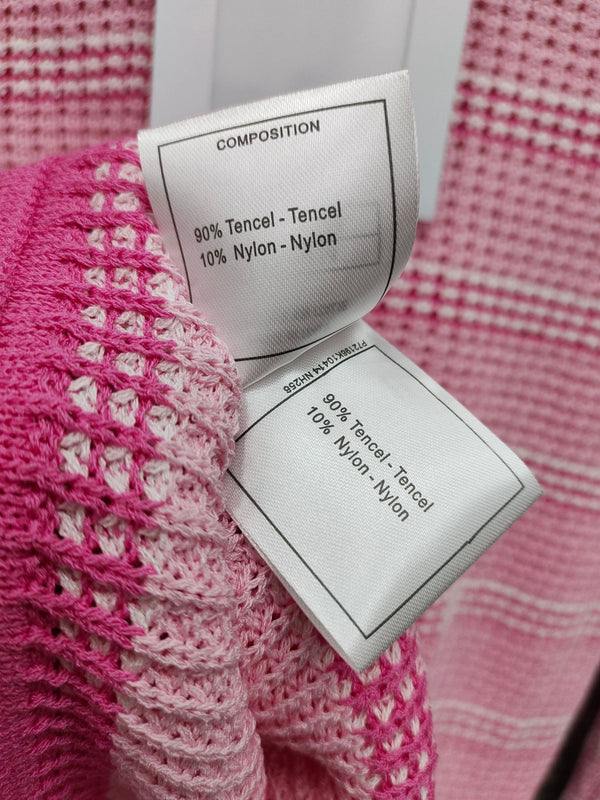 CC 25 Long Sleeve Striped Cardigan Tencel 283779