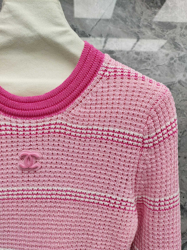 CC 25 Striped Sweater Tencel 283776