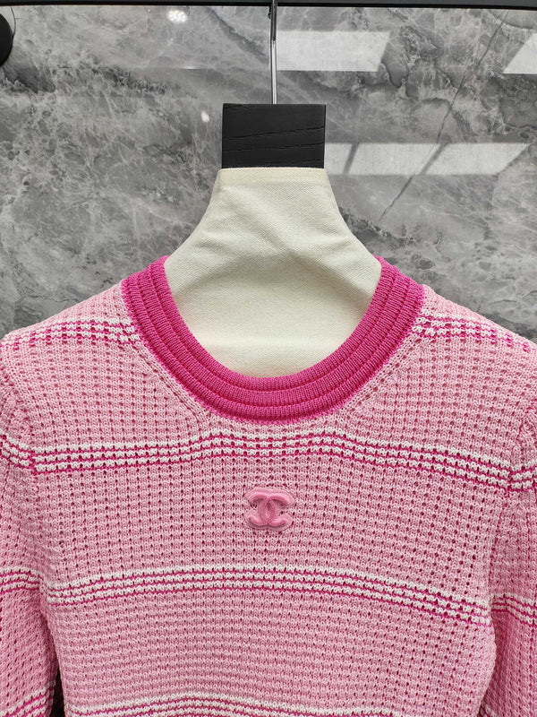 CC 25 Striped Sweater Tencel 283776