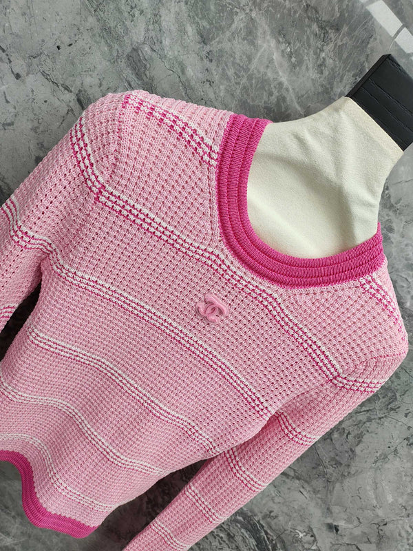 CC 25 Striped Sweater Tencel 283776