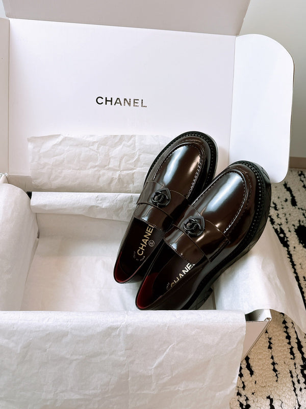 CC Moccasins 45mm In Burgundy Glossy Lambskin 144629