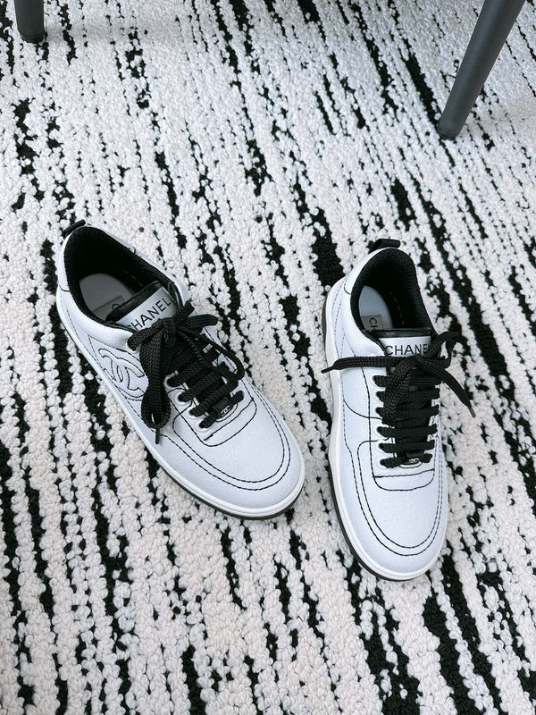 Sneaker CC in tessuto canvas bianco 144501