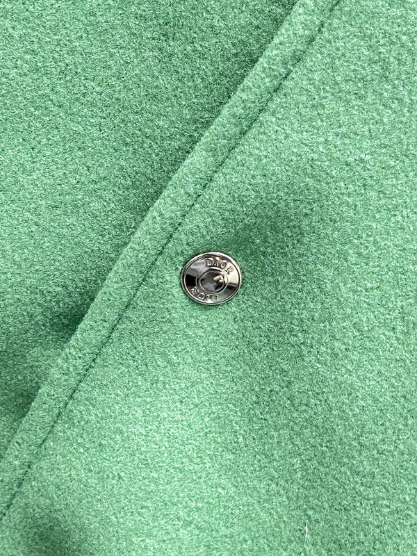 CD Baseball Jacket Green Wool