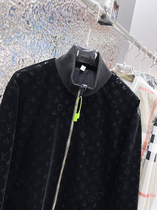 GIACCA LV IN VELLUTO MONOGRAM NERO 239034