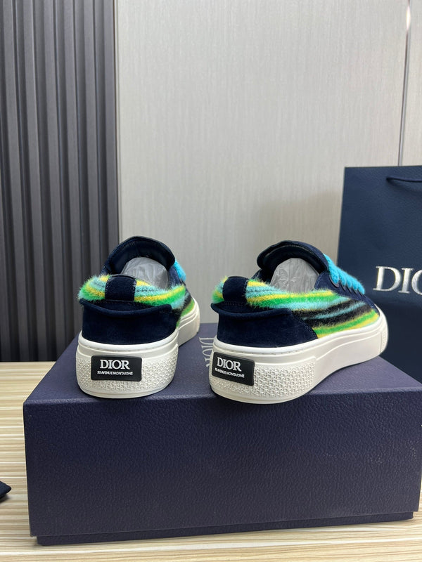 CD B33 SNEAKER NAVY SUEDE AND FABRIC