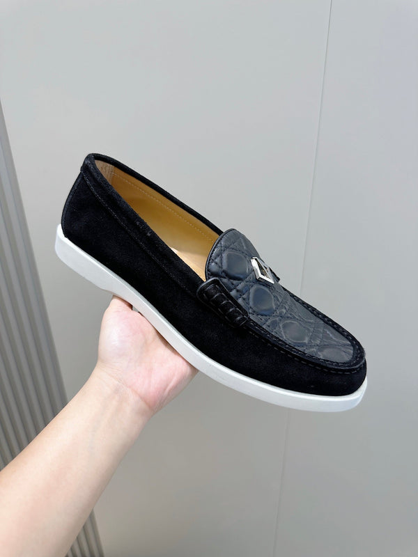 CD GRANVILLE BASIC LOAFER BLACK EMBOSSED CALFSKIN