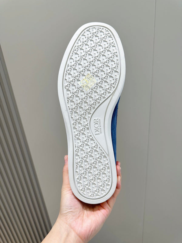 CD GRANVILLE BASIC LOAFER COBALT EMBOSSED CALFSKIN