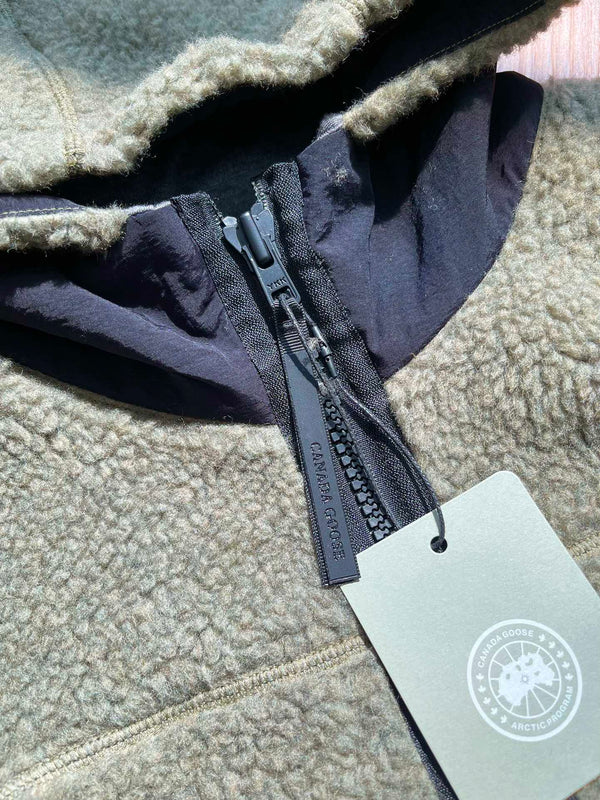 C. Goose Hoodie Moss Green Lambswool 0011