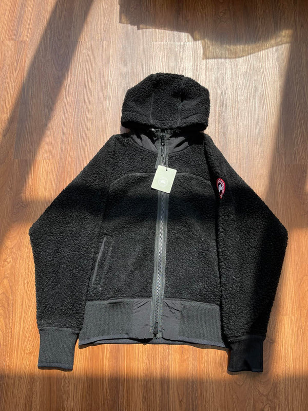 C. Goose Hoodie Black Lambswool 0010