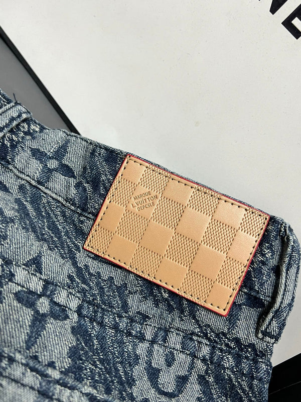 LV 25 Monogram Dark Blue Jean