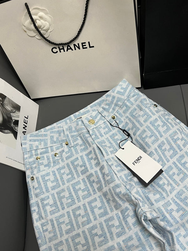 FF 25 Monogram Light Blue Jean