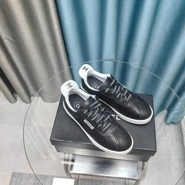 CC Low Sneaker Black Cowhide