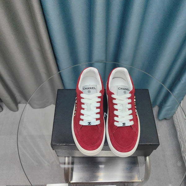 CC Sneaker Red Suede