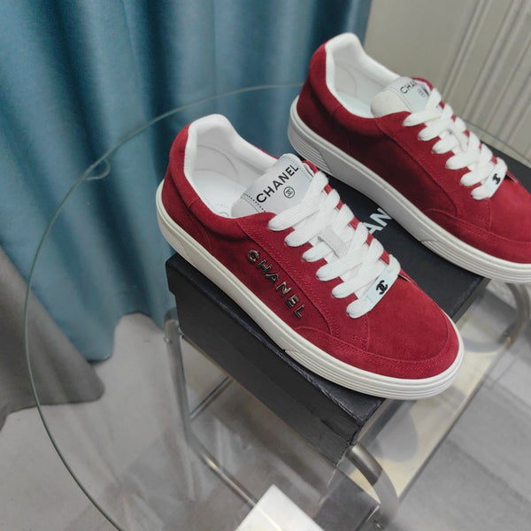 CC Sneaker Red Suede