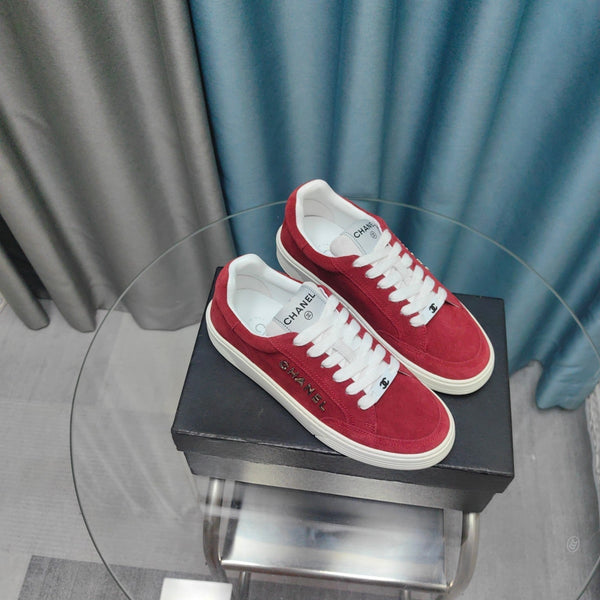 CC Sneaker Red Suede