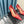 CC Pumps 50 Red Mesh Leather Pointed Toe