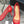 CC Pumps 50 Red Mesh Leather Pointed Toe