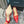 Slingback 50 Red Mesh Calfskin Pointed Toe