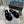 CC 25 Thong Sandal Black Velvet Diamond