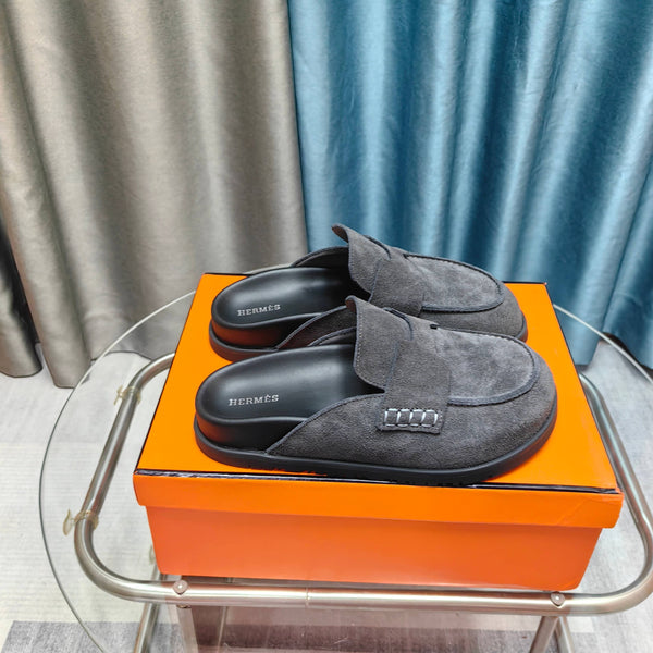 HM 25 Go Mule Dark Grey Suede 369350