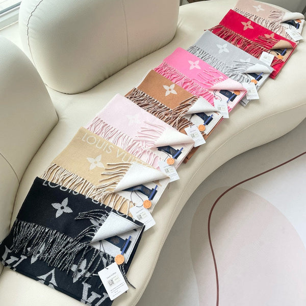 SCIARPA ESSENZIALE 186 CM IN LANA BEIGE CAMMELLO 399775