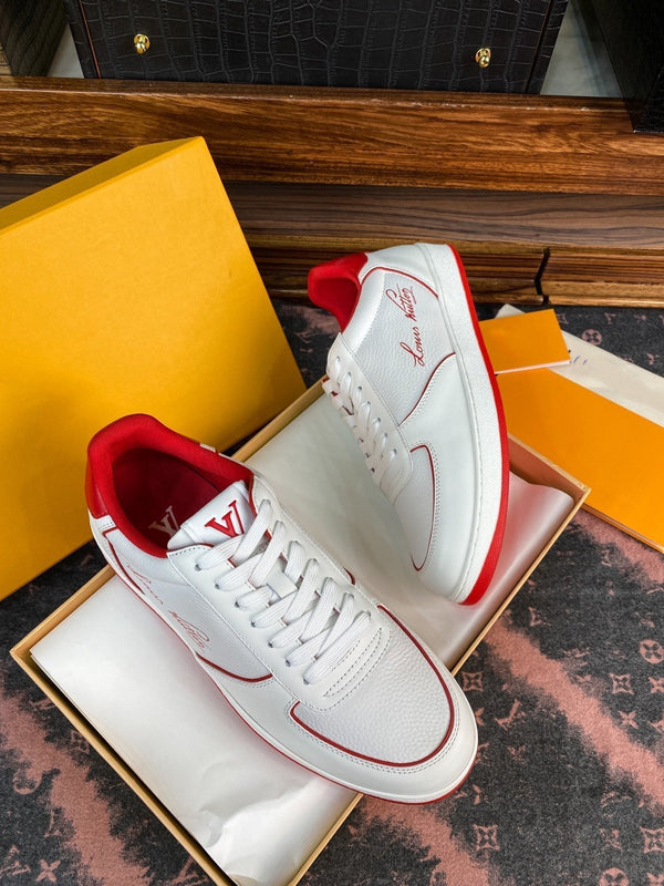 LV RIVOLI FAT SNEAKER BIANCO ROSSO
